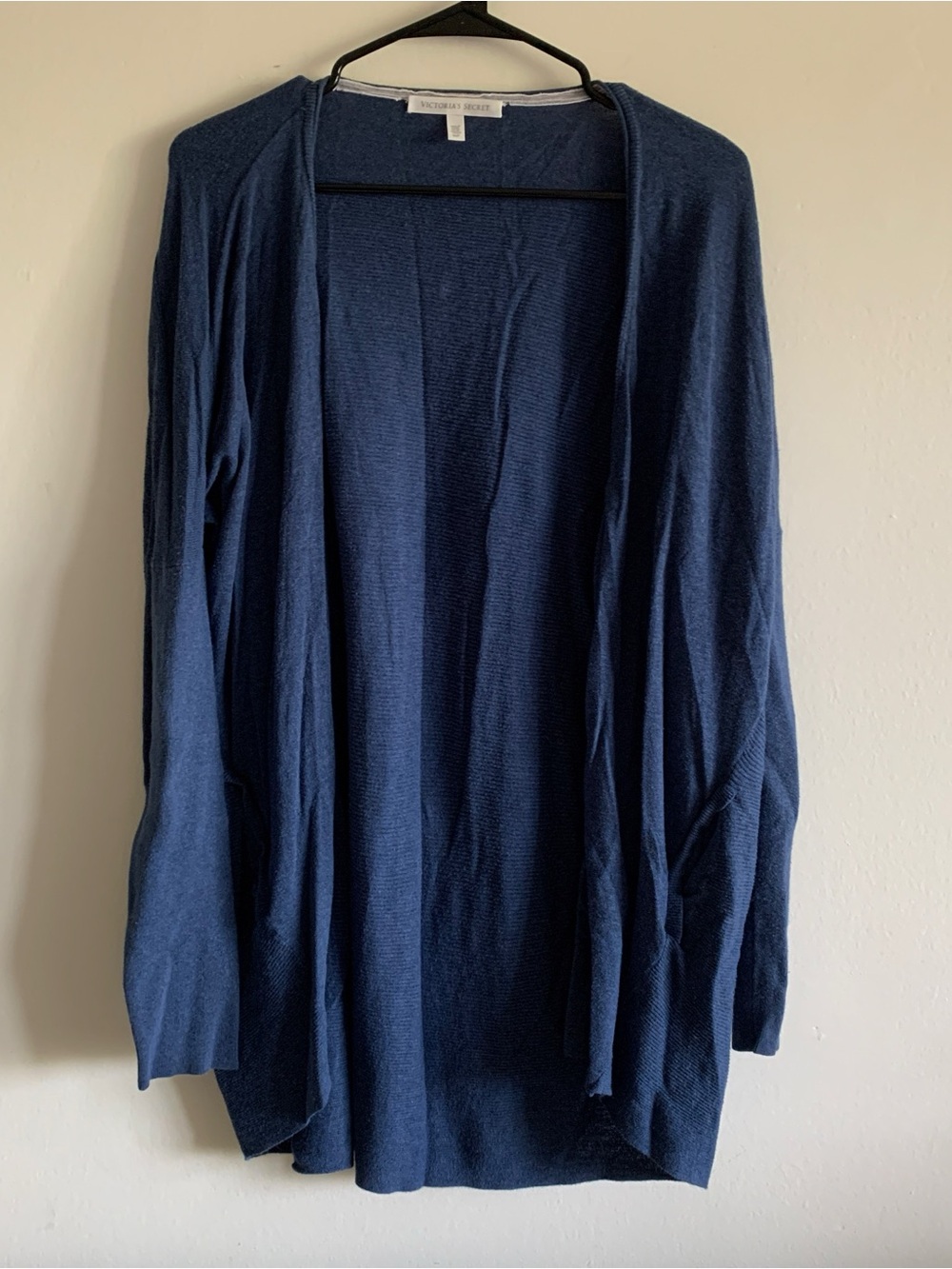 Victoria's Secret Navy Open-Front Lightweight Cardigan